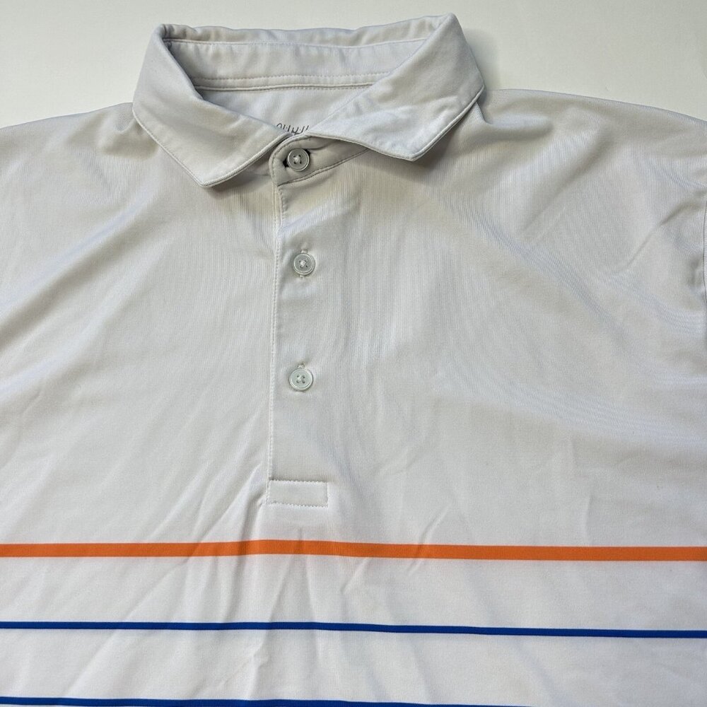 Mizzen + Main Shirt Men's Large Stretch Polo Phil Mickelson Golf Performance